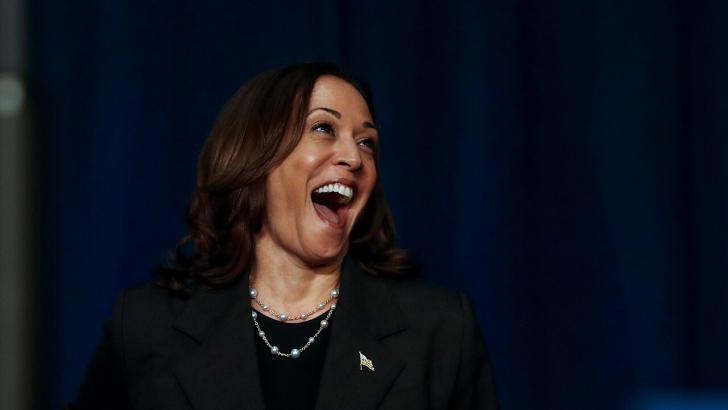 US presidential candidate Kamala Harris